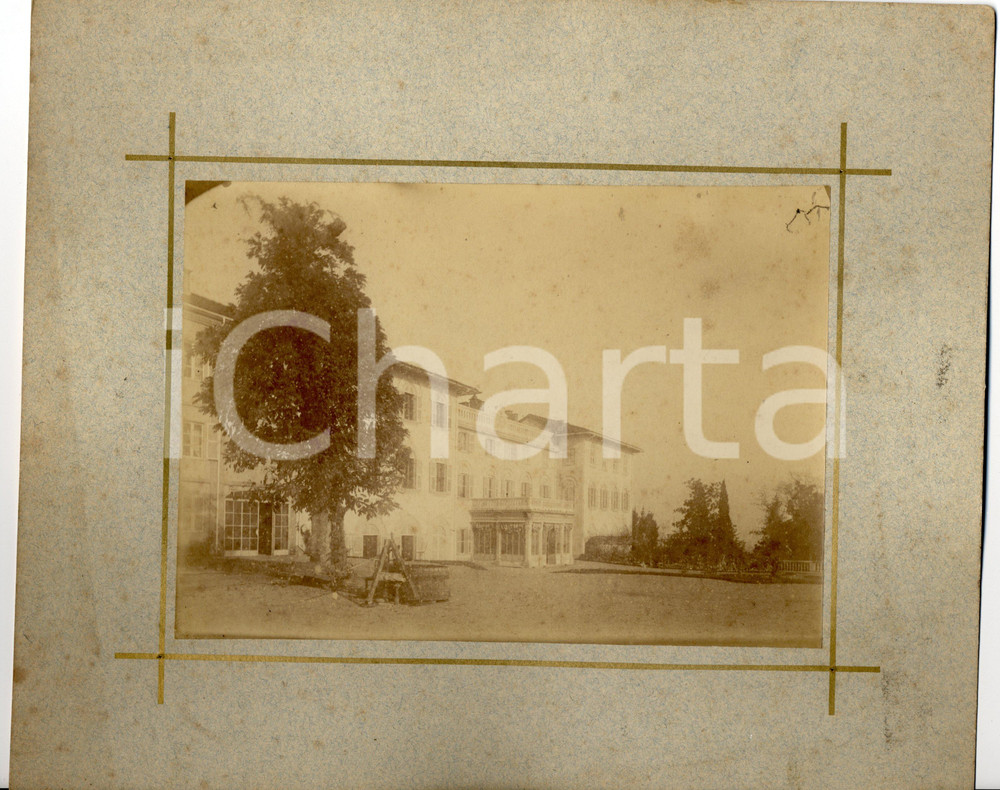 Fotografia d'epoca originale 1880 MAZZE' (TO) Villa MON REPOS dei conti SIGRAY Foto 1