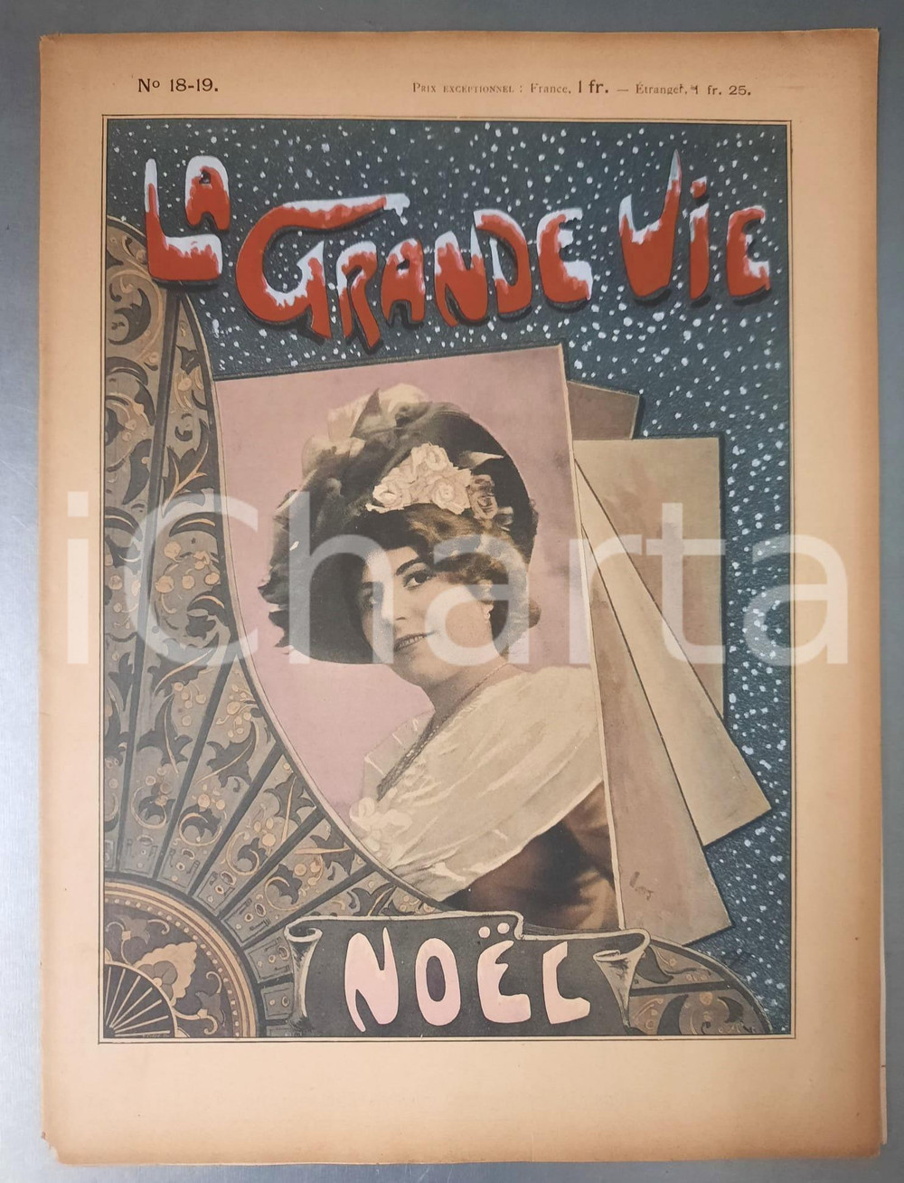 Giornale, rivista storica 1900 LA GRANDE VIE Rivista EROTICA illustrata Anno 2 nÂ° 1819 NATALE 1