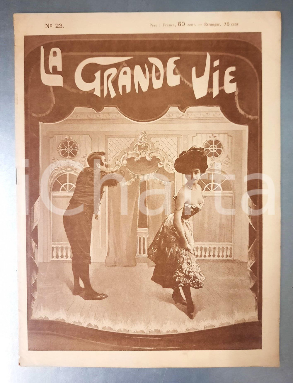 Giornale, rivista storica 1900 LA GRANDE VIE Rivista EROTICA illustrata Anno 2 n° 23 RARA 1