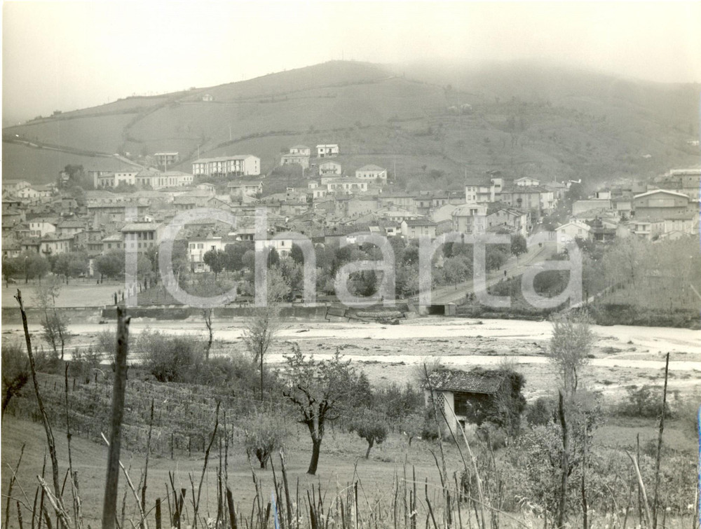 Fotografia d epoca originale 1966 VARZI PV Pianura alluvionata dal torrente STAFFORA Fotografia 1