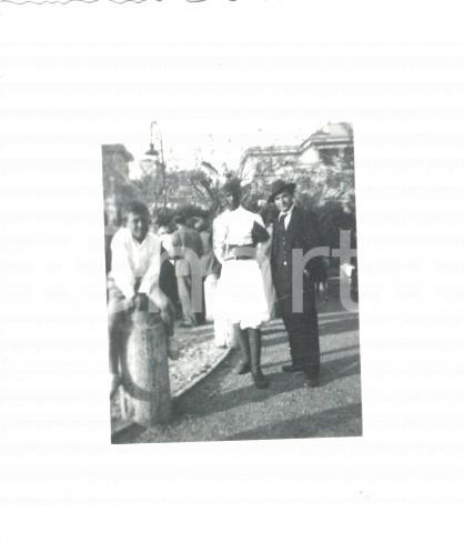 Fotografia d epoca originale 1937 ROMA Militare africano Truppe Coloniali con italiani Foto 6,5 x 5 1