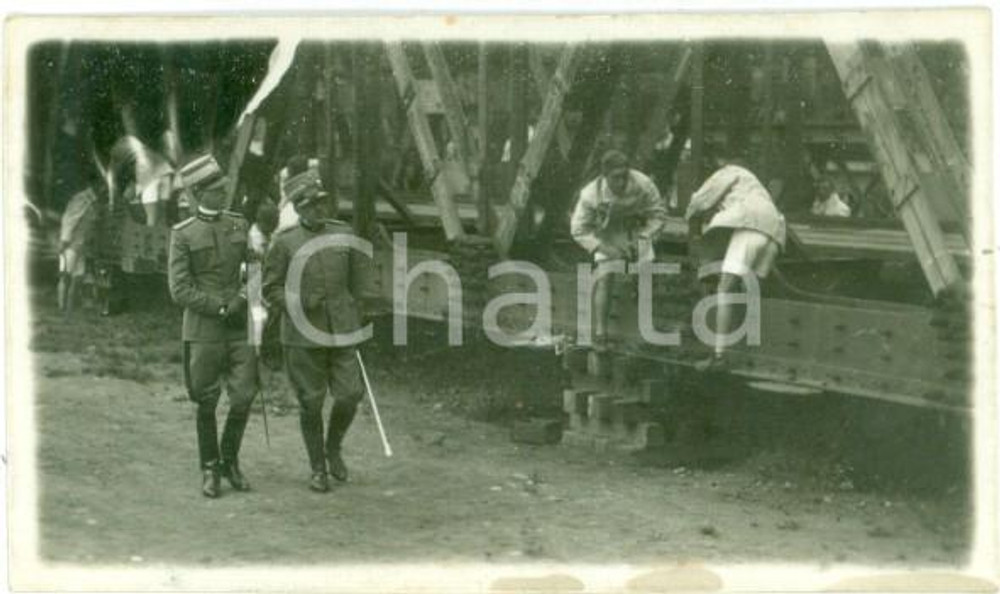 Fotografia d'epoca originale 1930 TORINO Principe Umberto II al Poligono CROCETTA *Fotografia cm 7 x 4 1