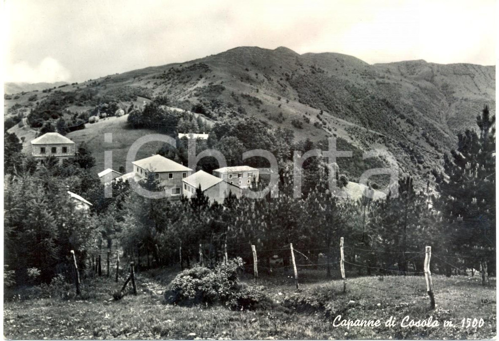 Cartolina originale da collezione 1960 CABELLA LIGURE AL Veduta frazione di CAPANNE DI COSOLA Cartolina FG VG 1