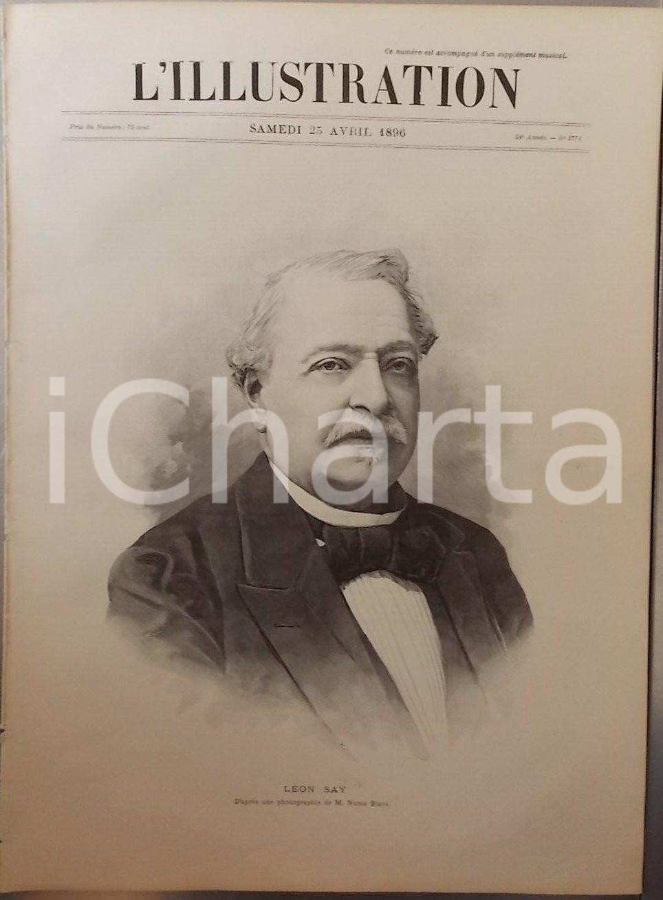 Giornale, rivista storica 1896 PARIS L ILLUSTRATION Année 54 n° 2774 Les premières JEUX OLYMPIQUES Revue 1