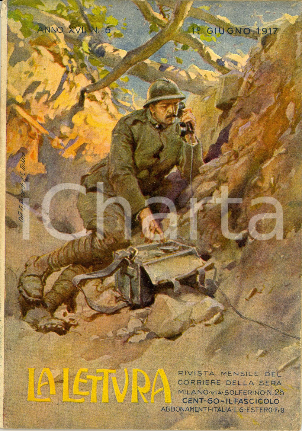 Giornale, rivista storica 1917 LA LETTURA GUGLIELMO II alla luce della psichiatria *Rivista Anno XVII n° 6 1