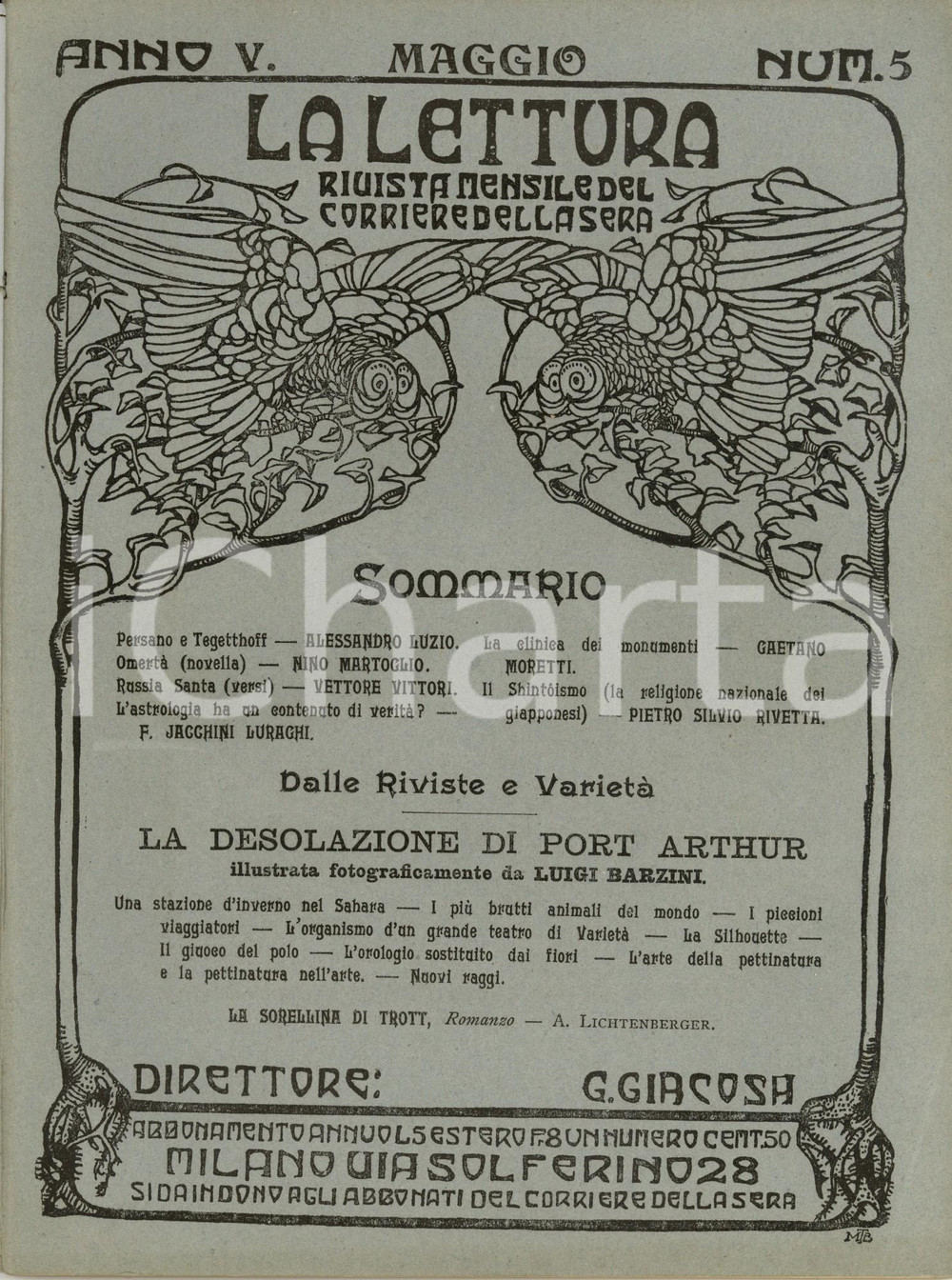 Giornale, rivista storica 1905 LA LETTURA Restauro dei monumenti di VENEZIA Rivista ILLUSTRATA Anno V n°5 1