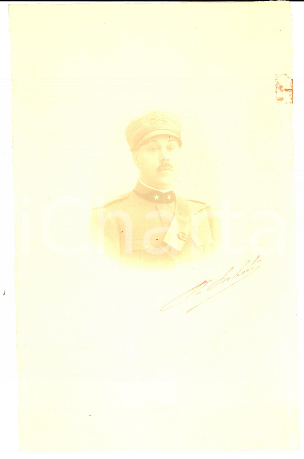 Fotografia d epoca originale 1915 ca REGIO ESERCITO 2° Reggimento GENIO PONTIERI  Ritratto di militare Foto 1