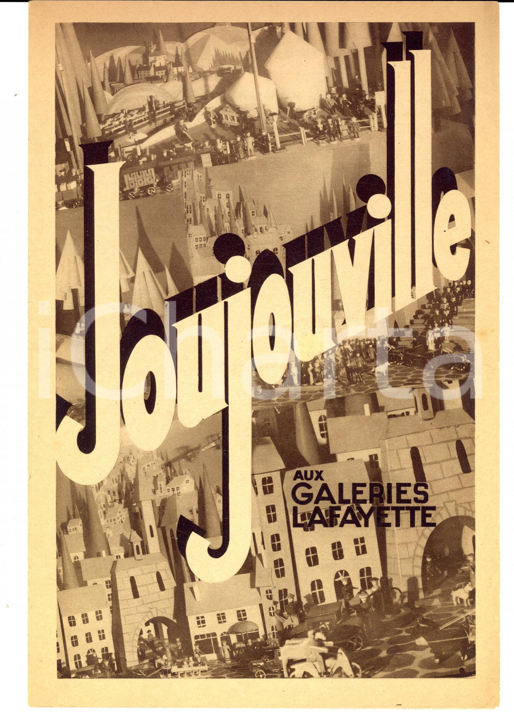 Oggetto da collezione cartaceo 1930 Jean LE SEYEUX Charles BORELCLERC Joujouville aux GALERIES LAFAYETTE 1