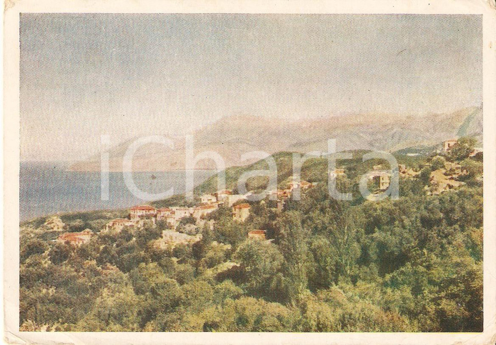 Cartolina originale da collezione 1975 ca ALBANIA Panorama della riviera albanese Cartolina FG NV 1