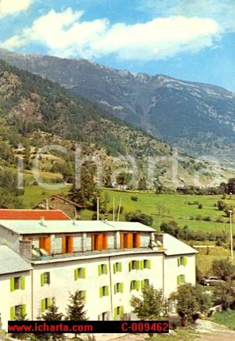 Cartolina originale da collezione 1968 SALBERTRAND (TORINO) Colonia Maria Ausiliatrice *Cartolina postale FG VG 1
