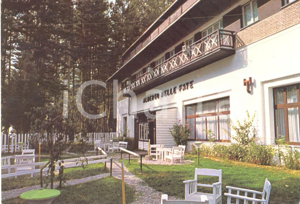 Cartolina originale da collezione 1975 ca TAVERNA CZ Villaggio MANCUSO Albergo DELLE FATE *Cartolina VINTAGE 1