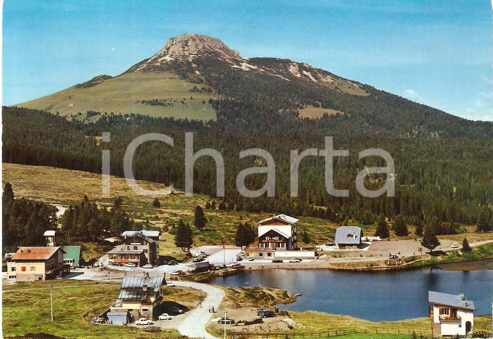Cartolina originale da collezione 1973 PASSO DI LAVAZE  TN Panorama  Val di Fiemme Cartolina FG VG 1