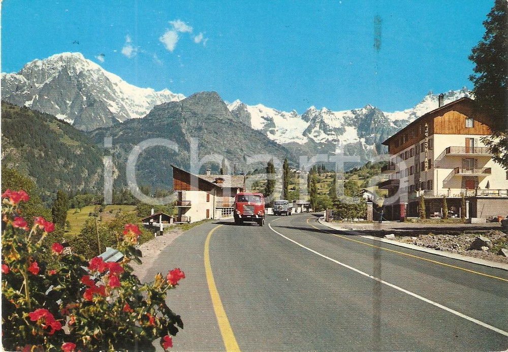 Cartolina originale da collezione 1981 PRE'-SAINT-DIDIER (AO) Fraz. PALLEUSIEUX Pensione Alpechiara *Cartolina FP 1