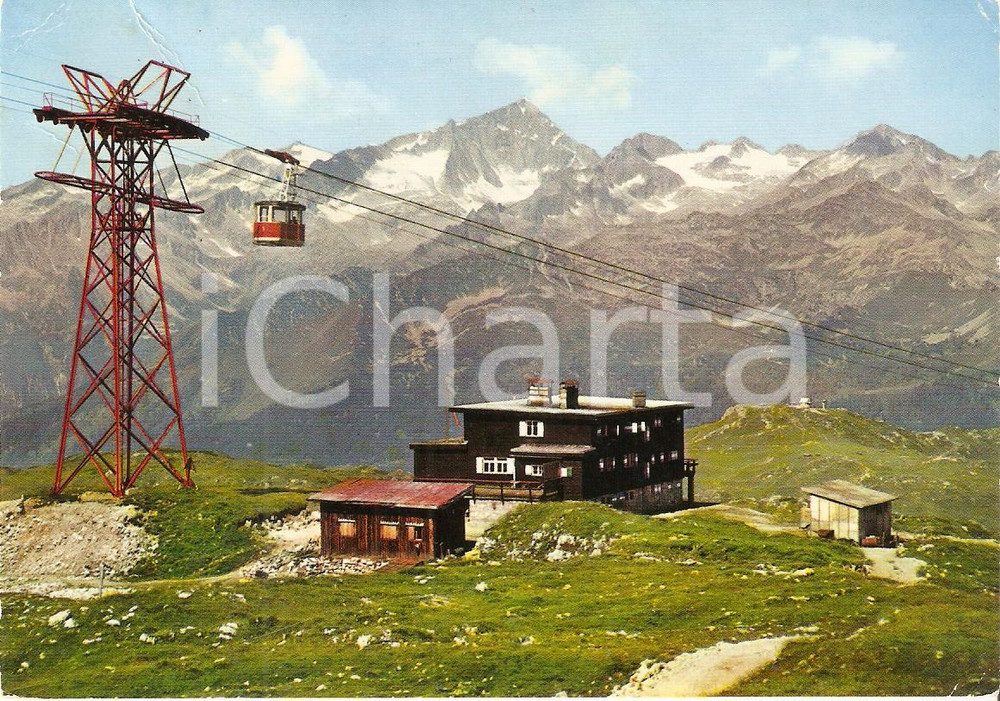 Cartolina originale da collezione 1966 MADONNA DI CAMPIGLIO (TN) Rifugio Giorgio GRAFFER *Cartolina FG VG 1