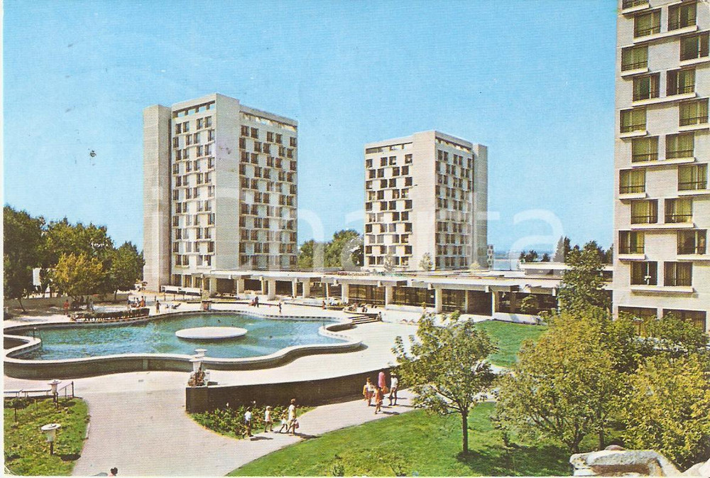 Cartolina originale da collezione 1973 MAMAIA (ROMANIA) Panorama della città *Cartolina FG VG 1