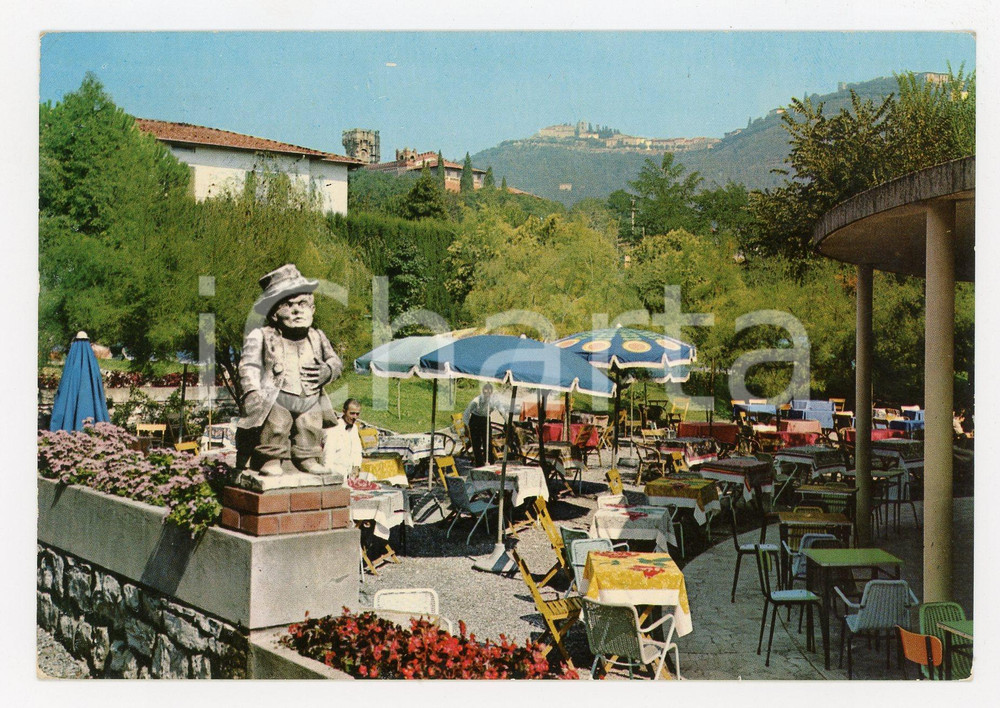Cartolina originale da collezione 1972 MONTECATINI TERME PT Stabilimento LA SALUTE Cartolina ANIMATA FG VG 1