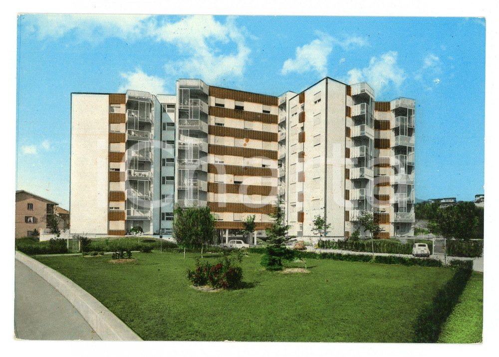 Cartolina originale da collezione 1970 circa IVREA TO Condominio dei Fiori Cartolina postale ANIMATA FG NV 1