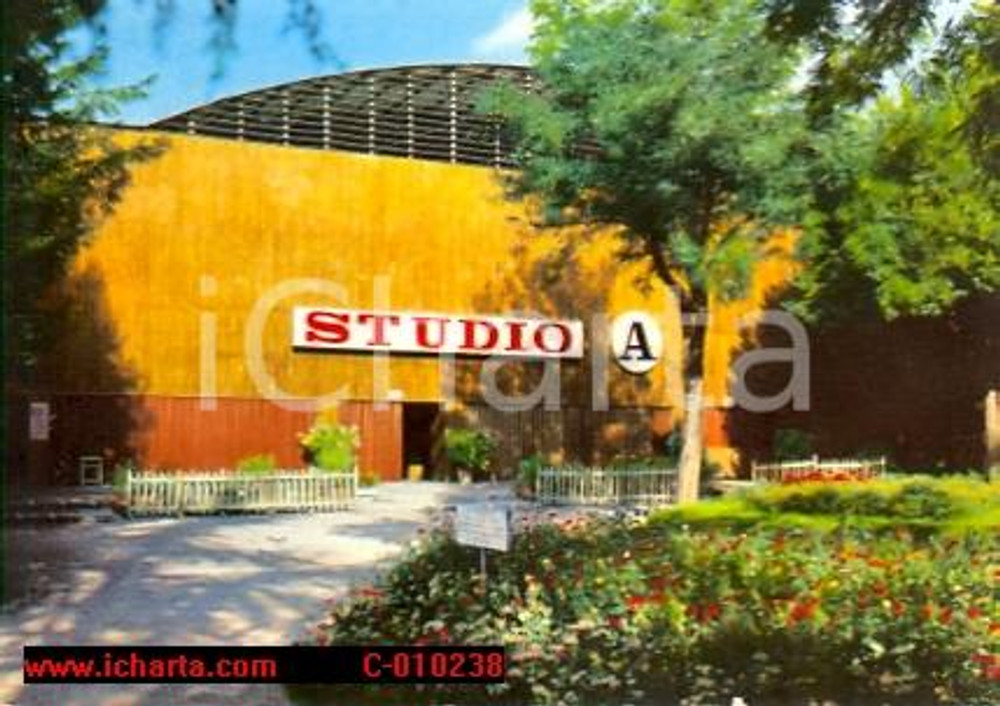 Cartolina originale da collezione 1964 FIUGGI FONTE FR Il teatro NUOVA FONTE Cartolina VINTAGE FG VG 1