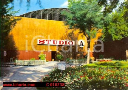 Cartolina originale da collezione 1964 FIUGGI FONTE FR Il teatro NUOVA FONTE Cartolina VINTAGE FG VG 1