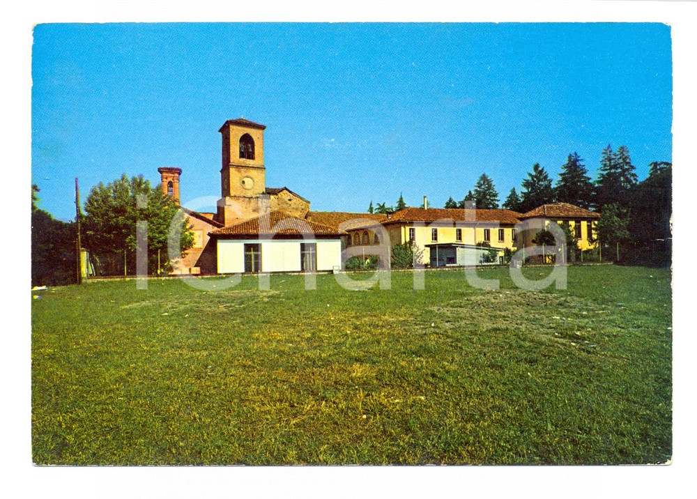 Cartolina originale da collezione 1980 ca CASSINE AL Le scuole comunali Cartolina postale FG NV 1