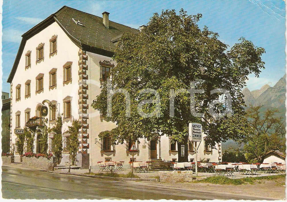 Cartolina originale da collezione 1970 PILL BEI SCHWARZ (AUSTRIA) Gasthof-Pension PLANKENHOF *Cartolina FG NV 1