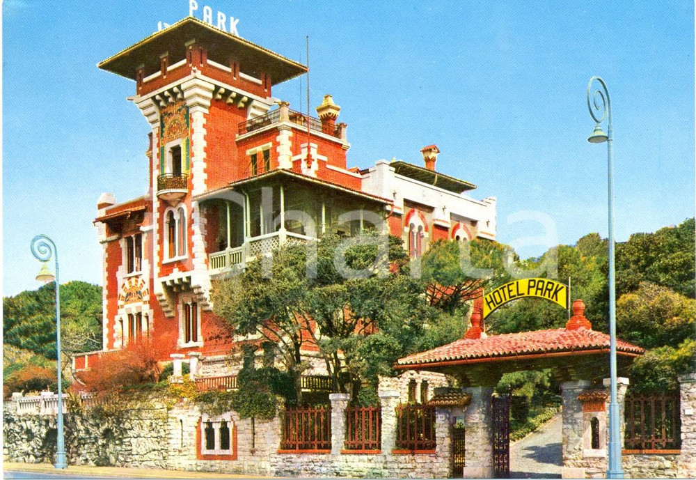 Cartolina originale da collezione 1970 ca GENOVA Hotel PARK Restaurant SOBRERO Cartolina VINTAGE FG NV 1
