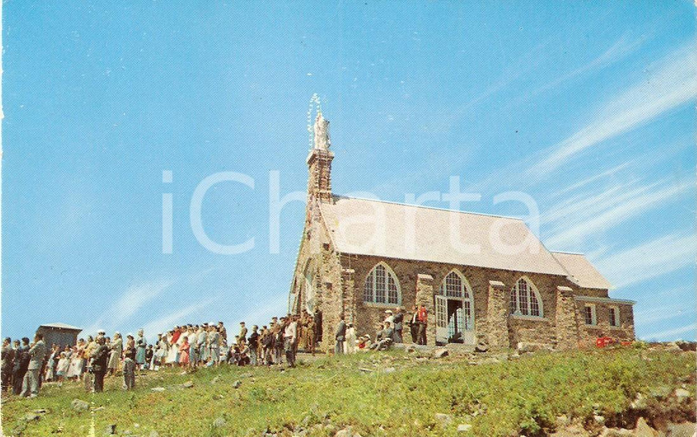 Cartolina originale da collezione 1960 CARLETON SUR MER CANADA Oratoire Notre Dame MONT SAINT JOSEPH Cartolina 1