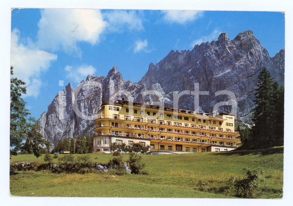Cartolina originale da collezione 1972 CORTINA D AMPEZZO BL Istituto CODIVILLA Padiglione PUTTI Cartolina FG VG 1