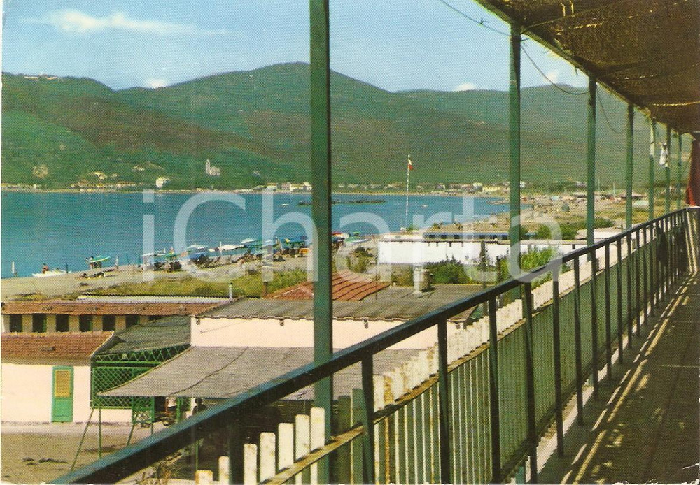 Cartolina originale da collezione 1964 MARINELLA DI SARZANA SP Veduta della spiaggia Cartolina FG VG 1
