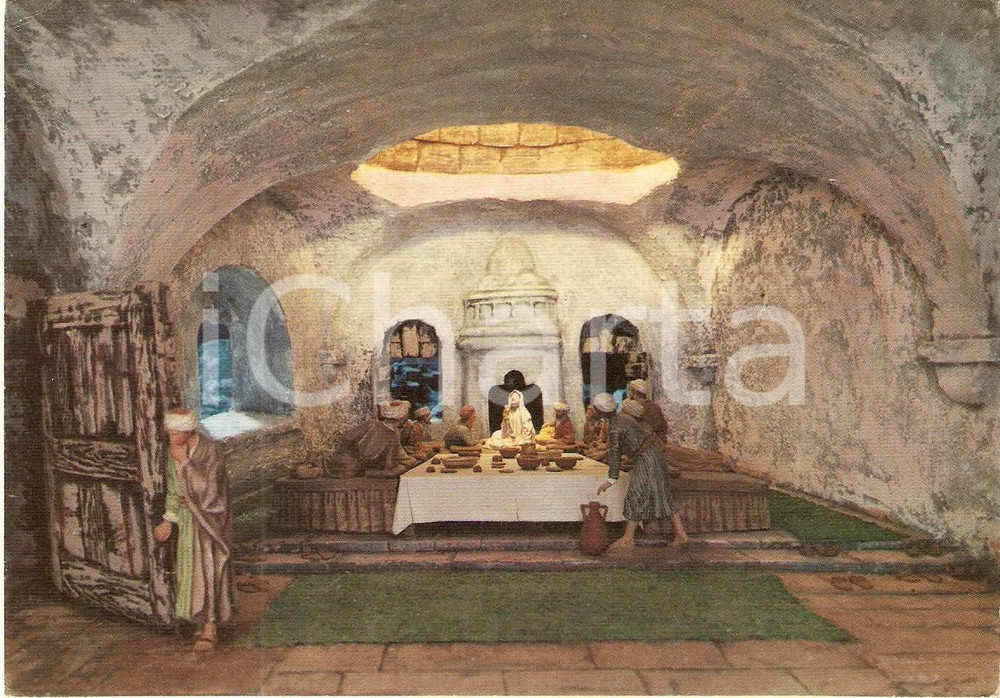 Cartolina originale da collezione 1960 ca AMELIA (TR) Presepio Frati Minori SANTISSIMA ANNUNZIATA *Cartolina FG NV 1