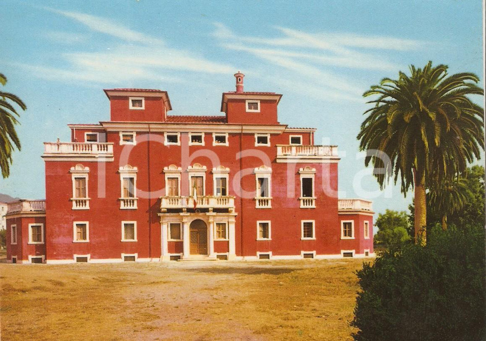Cartolina originale da collezione 1970 ca MARINA DI MASSA MS Villa LA RINCHIOSTRA Cartolina VINTAGE FG NV 1