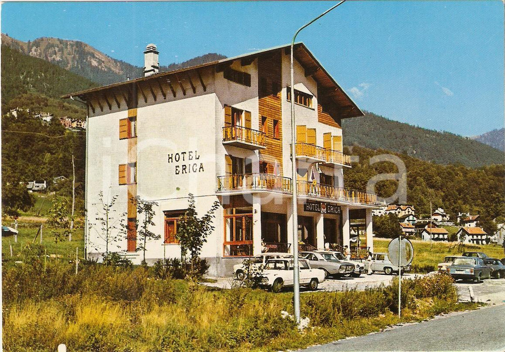 Cartolina originale da collezione 1975 ca DRUOGNO VB Hotel Erica  Valle dei Pittori Cartolina FG NV 1