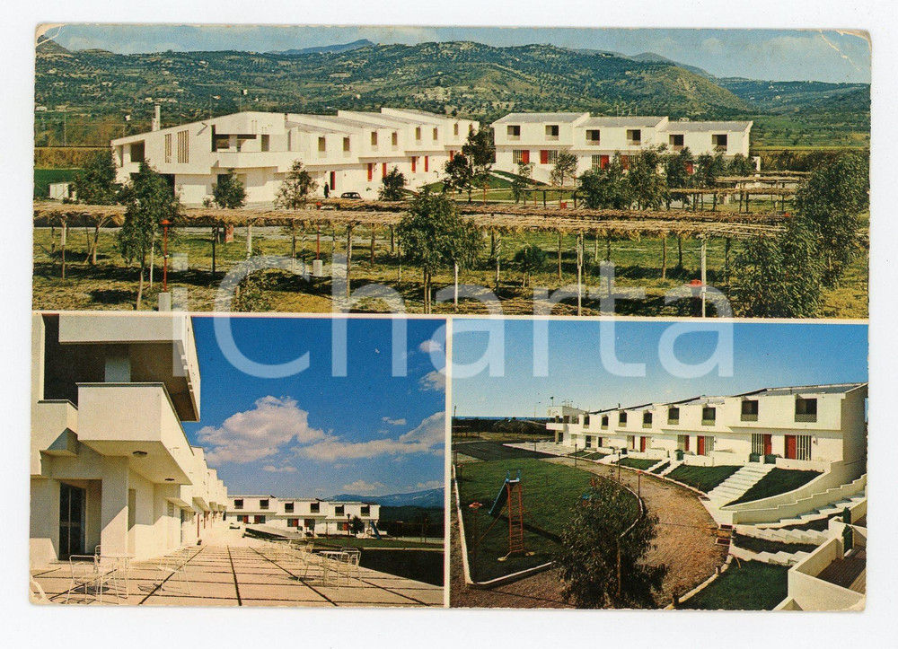 Cartolina originale da collezione 1975 CAMPORA SAN GIOVANNI CS Camping LA PRINCIPESSA Cartolina VINTAGE FG VG 1