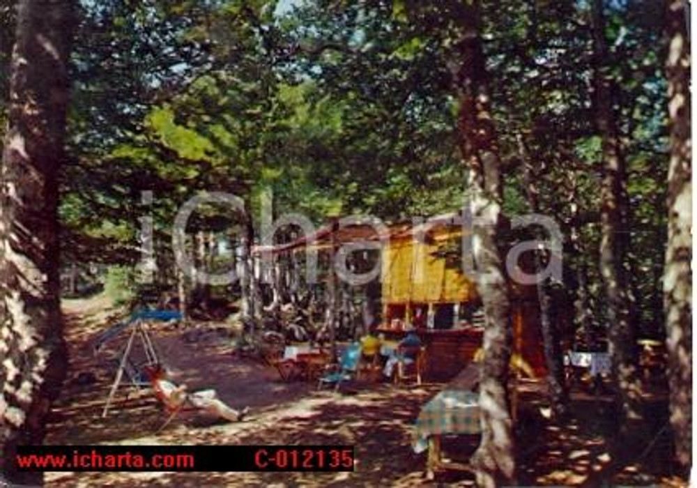 Cartolina originale da collezione 1970 ca MONTE AMIATA Il chiosco ristorante sulla vetta Cartolina FG VG 1