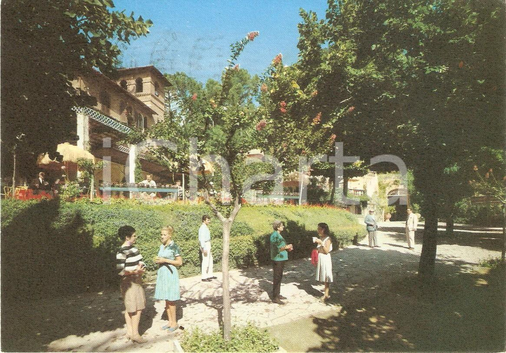 Cartolina originale da collezione 1969 CHIANCIANO TERME SI Parco della Sorgente Sant Elena Cartolina FG VG 1