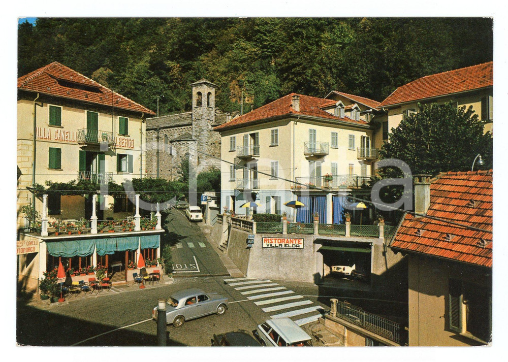 Cartolina originale da collezione 1979 BOGNANCO VB Albergo Villa CANELLI con LANCIA APPIA Cartolina VINTAGE FG 1