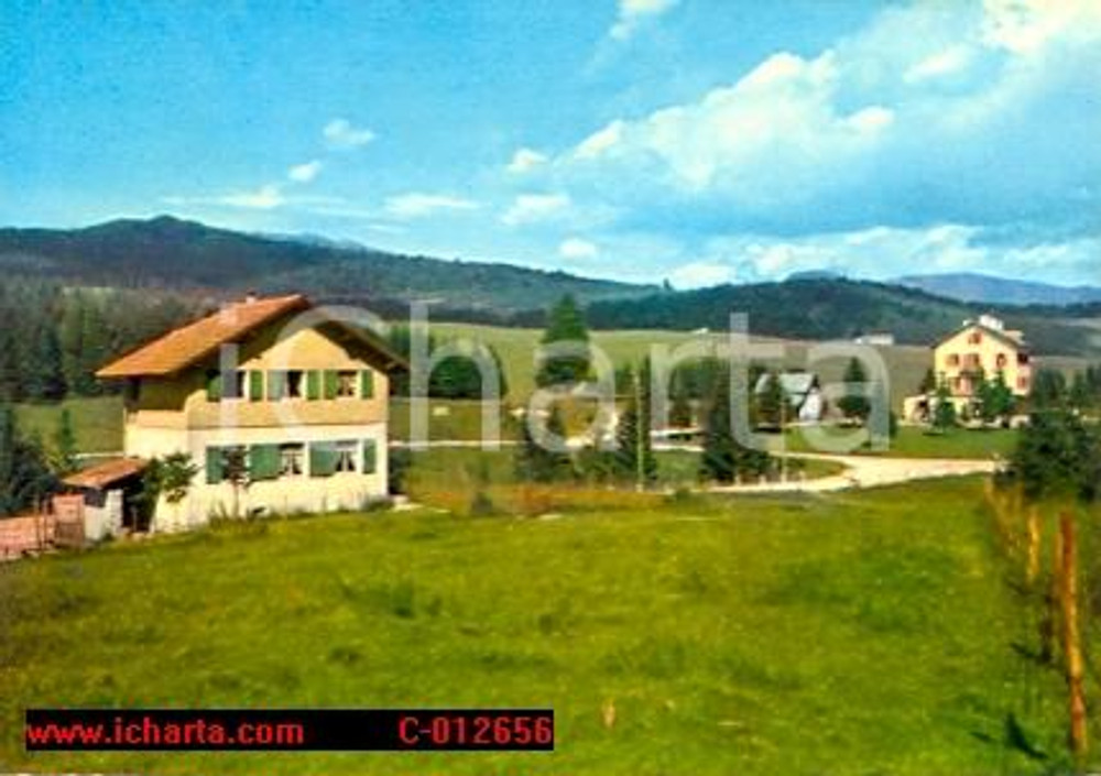 Cartolina originale da collezione 1969 FOLGARIA TN Veduta dell albergo VEZZENA Cartolina VINTAGE FG VG 1