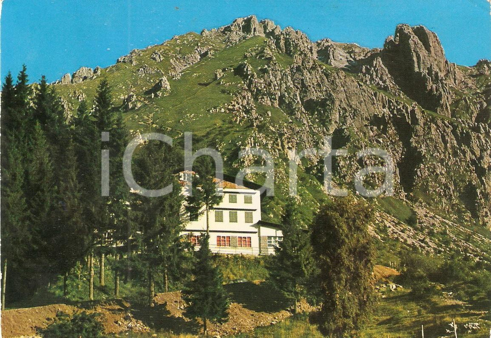 Cartolina originale da collezione 1973 LECCO PIANI dei RESINELLI - Rifugio S.E.M. CAVALETTI *Cartolina FG VG 1