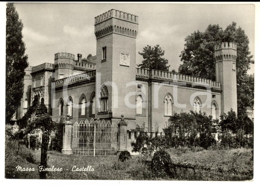 Cartolina originale da collezione 1966 MASSA FINALESE MO Veduta del castello Cartolina postale FG VG 1