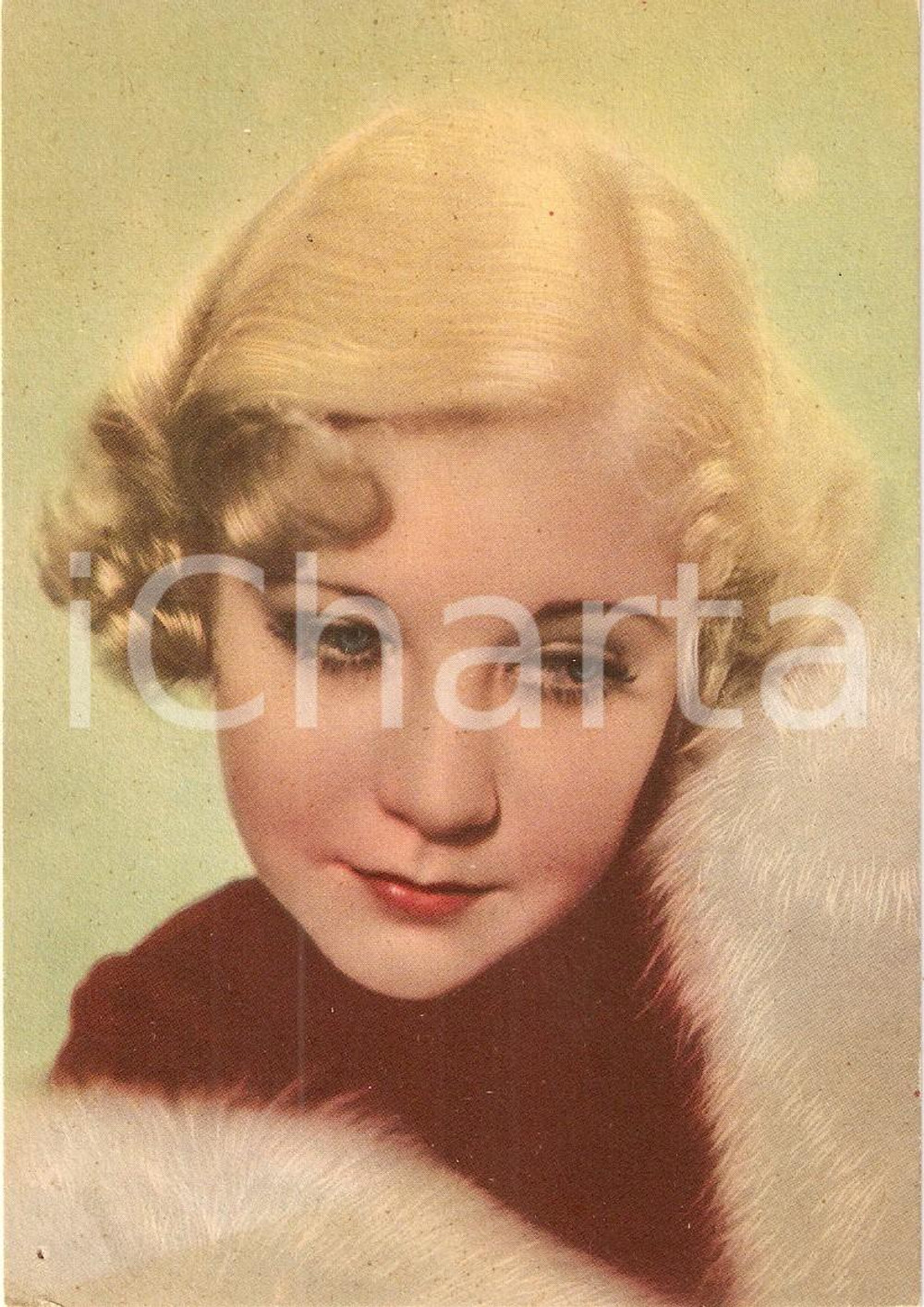 Cartolina originale da collezione 1940 ca CINEMA Attrice Una MERKEL Ritratto *Cartolina FG NV 1
