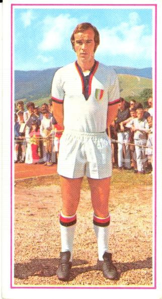 Oggetto da collezione cartaceo PANINI CALCIATORI 1970 - 1971 Figurina Roberto DE PETRI Serie A CAGLIARI Valida 1