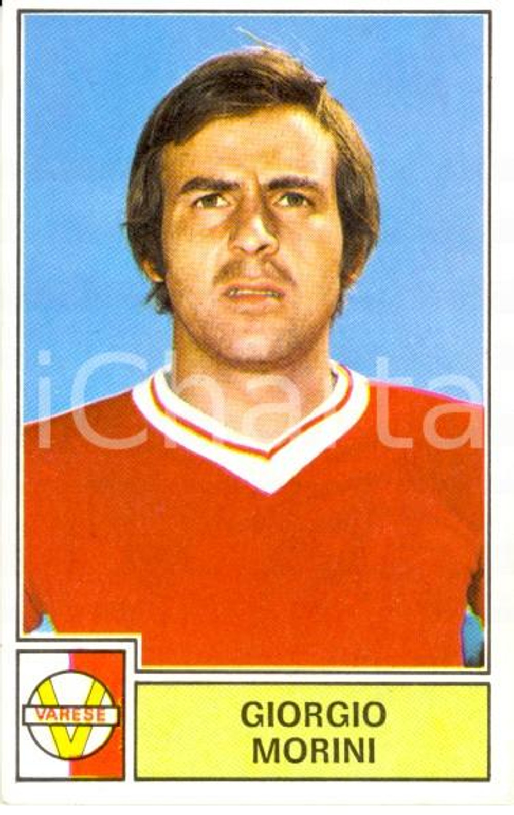 Oggetto da collezione cartaceo PANINI - CALCIATORI stagione 1971 - 1972 Figurina Giorgio MORINI Serie A VARESE 1