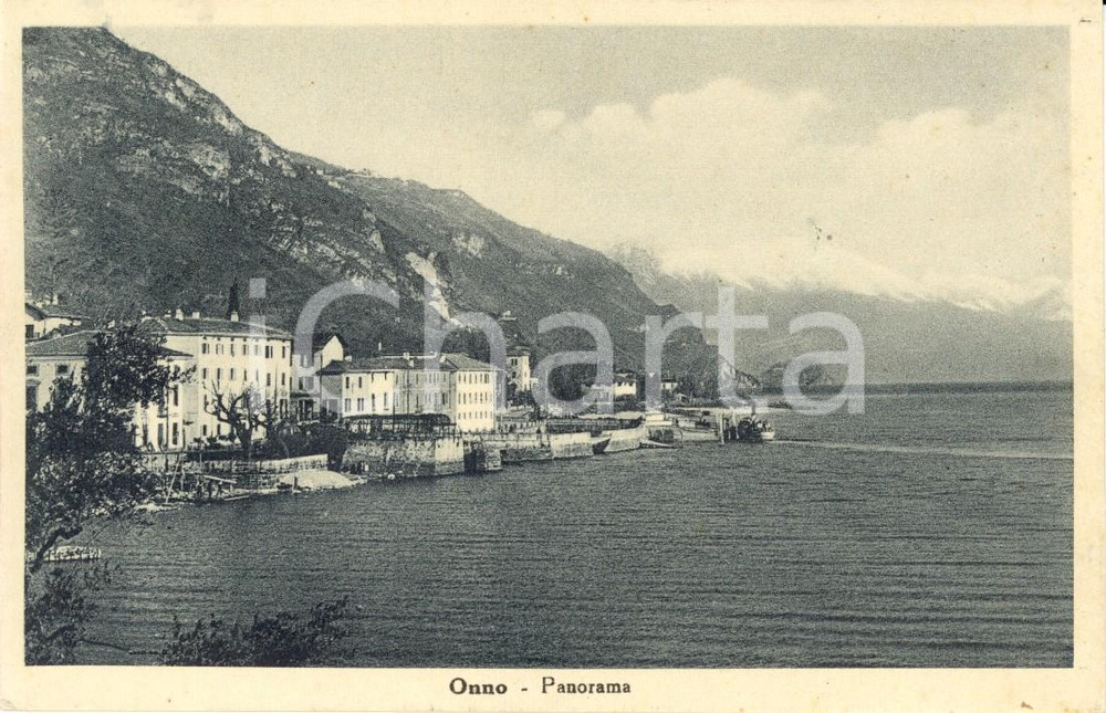 Cartolina originale da collezione 1941 OLIVETO LARIO LC Veduta della frazione ONNO Cartolina postale FP VG 1