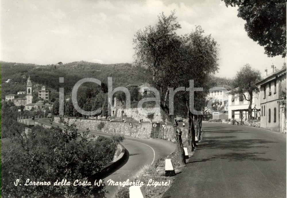 Cartolina originale da collezione 1960 ca SANTA MARGHERITA LIGURE GE Frazione SAN LORENZO DELLA COSTA Cartolina 1