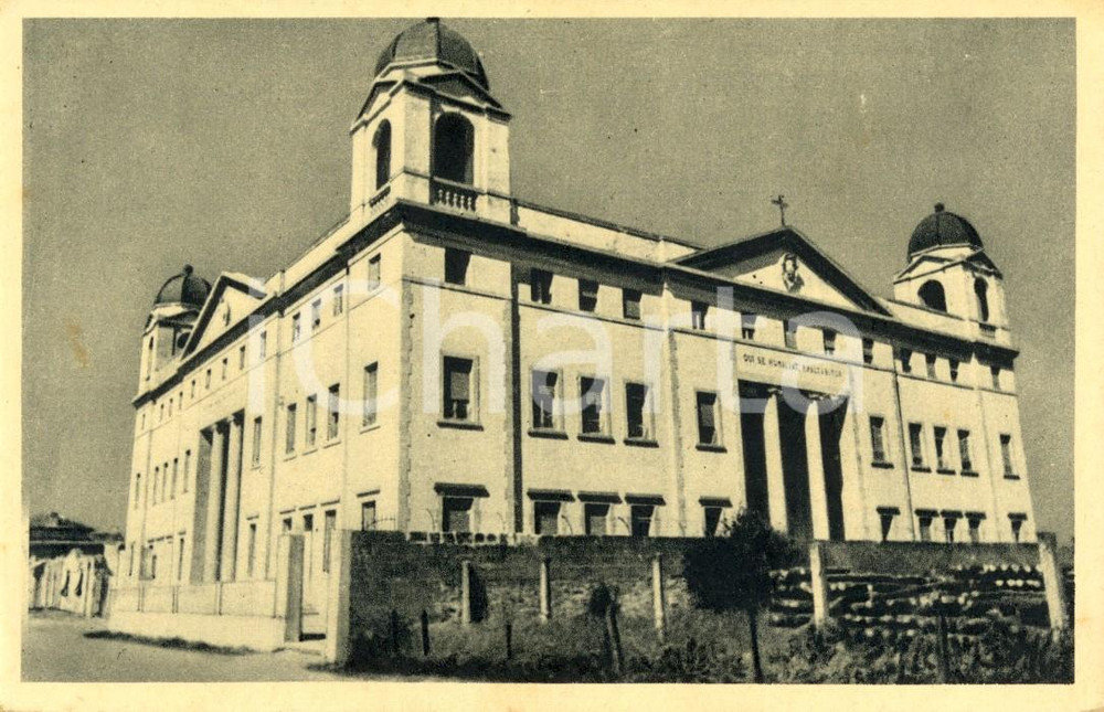 Cartolina originale da collezione 1930 ca LUCCA Santuario di SANTA GEMMA GALGANI presso Porta ELISA *Cartolina NV 1