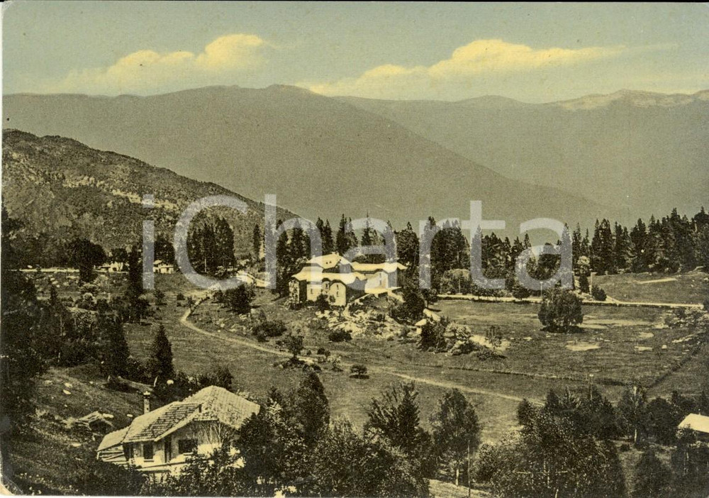 Cartolina originale da collezione 1955 MAGREGLIO CO Veduta panoramica dal Piano RANCIO Cartolina postale FG VG 1