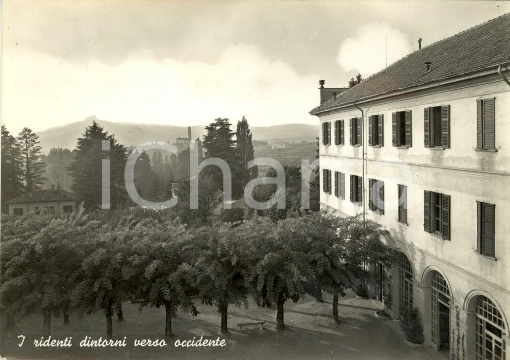 Cartolina originale da collezione 1955 MERATE (LC) Veduta dell'Istituto BEATA VERGINE MARIA *Cartolina FG VG 1