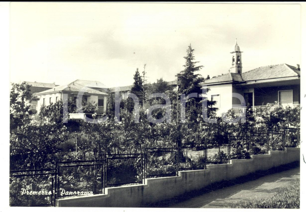 Cartolina originale da collezione 1960 ca PREMEZZO (VA) Panorama con abitazioni *Cartolina postale FG NV 1