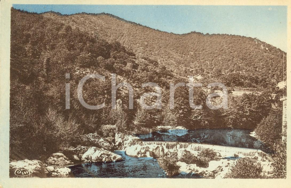 Cartolina originale da collezione 1976 SAINTJEANDUGARD FRANCE La brasserie Cartolina postale FP VG 1