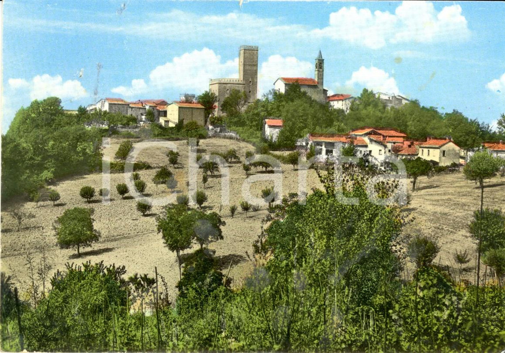 Cartolina originale da collezione 1950 ca RIVANAZZANO TERME PV Frazione e colline di NAZZANO Cartolina FG NV 1